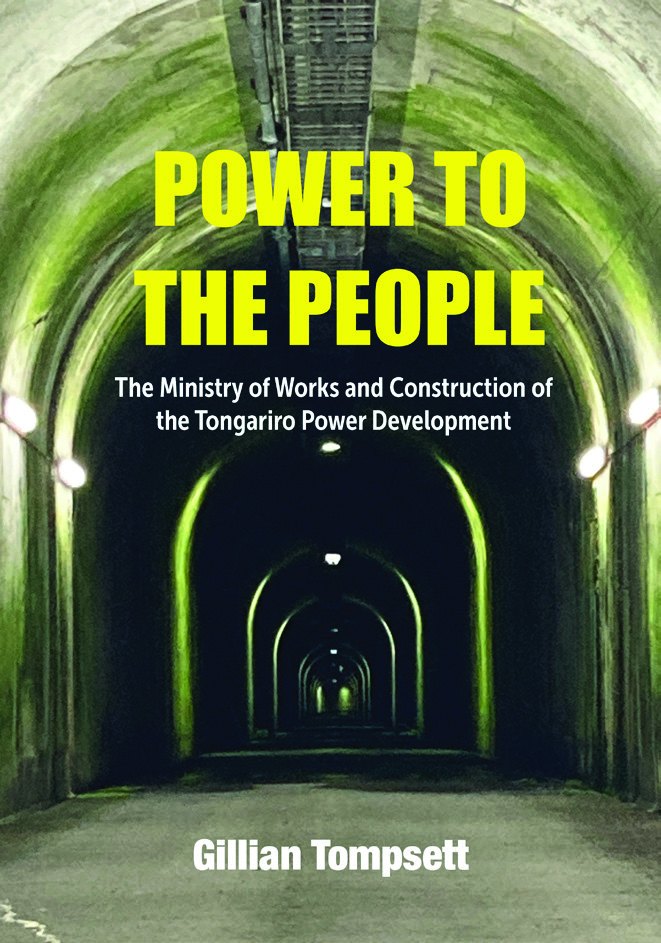 Front cover of Power to the People: a long concrete tunnel receding into the distance, lit by lamps along its curved walls